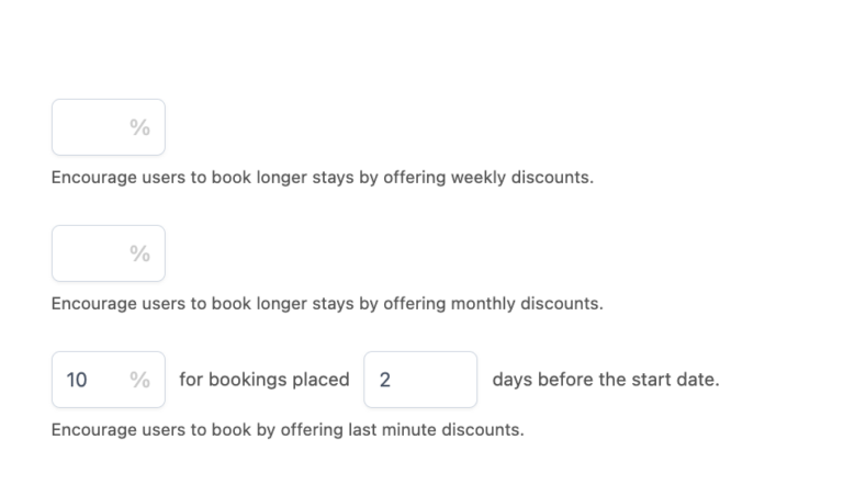Discounts
