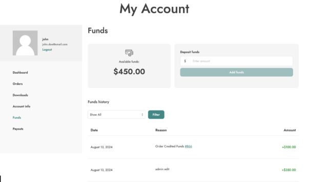 My account